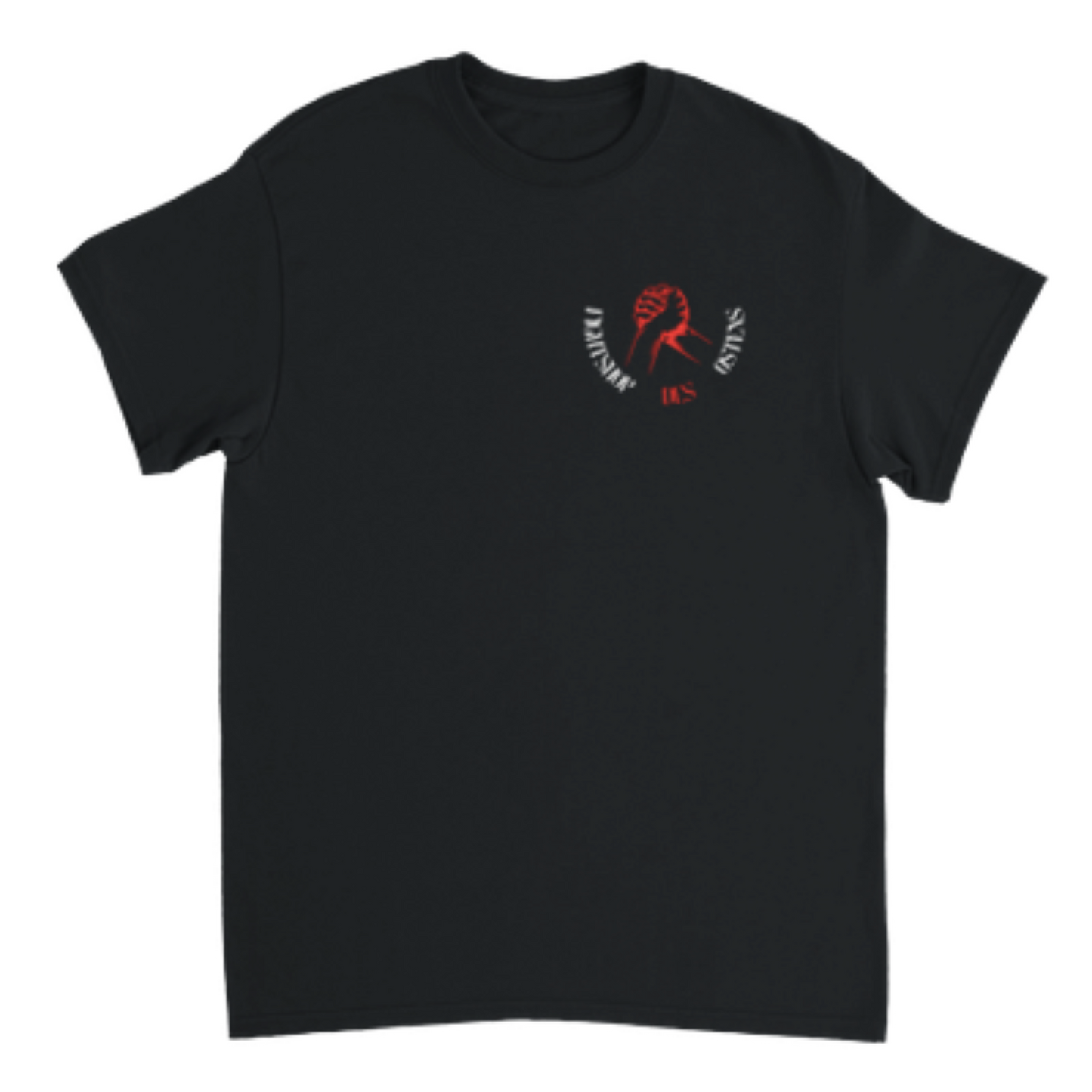 Sportliche Grüße Backprint T-Shirt