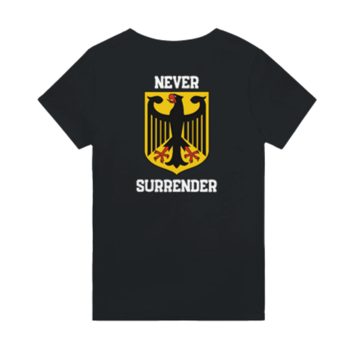 Never Surrender Backprint T-Shirt